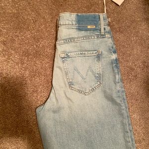 MOTHER superior high waist spinner skimp jeans NEW